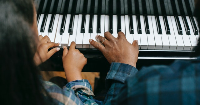 piano playing